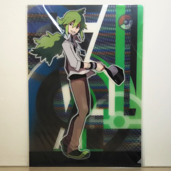 Pokemon*N*file folder*A4クリアファイル N(エヌ)★ポケットモンスターブラック2/ホワイト2★ポケモンセンターオリジナル★袋未開封新品拍卖