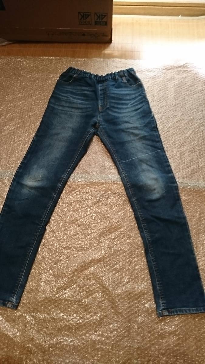 子供服 デニム ストレッチ 表記かすれ サイズ分かりませんが、150、160ぐらい フェリシモ拍卖