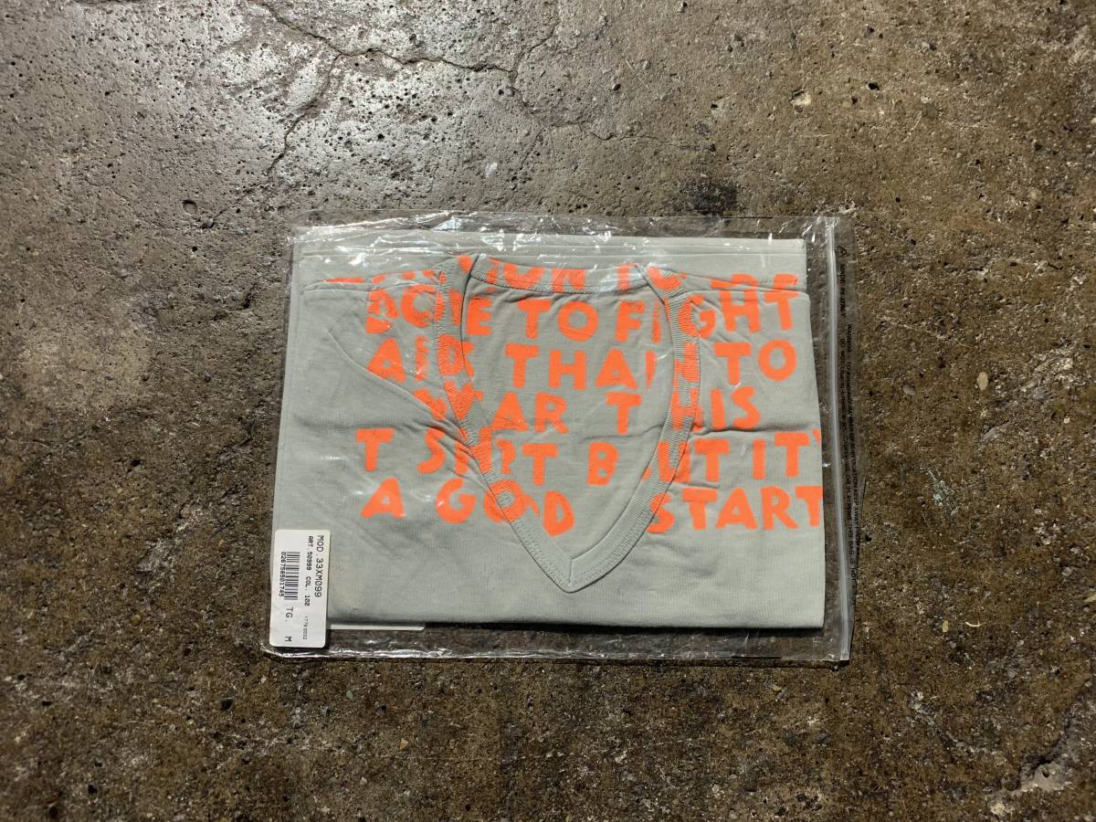 Maison Martin Margiela 03AW AIDS T 2003AW マルタンマルジェラ エイズTシャツ M拍卖