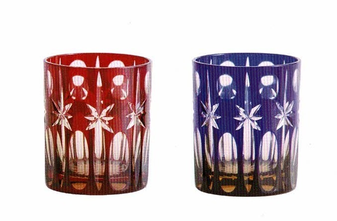 【緊急処分!】【新品未開封】【緊急処分!】伝統工芸士木村泰典 江戸切り子「琥珀」星紋オールドグラスペア【限定品】【贈答品・記念品】拍卖