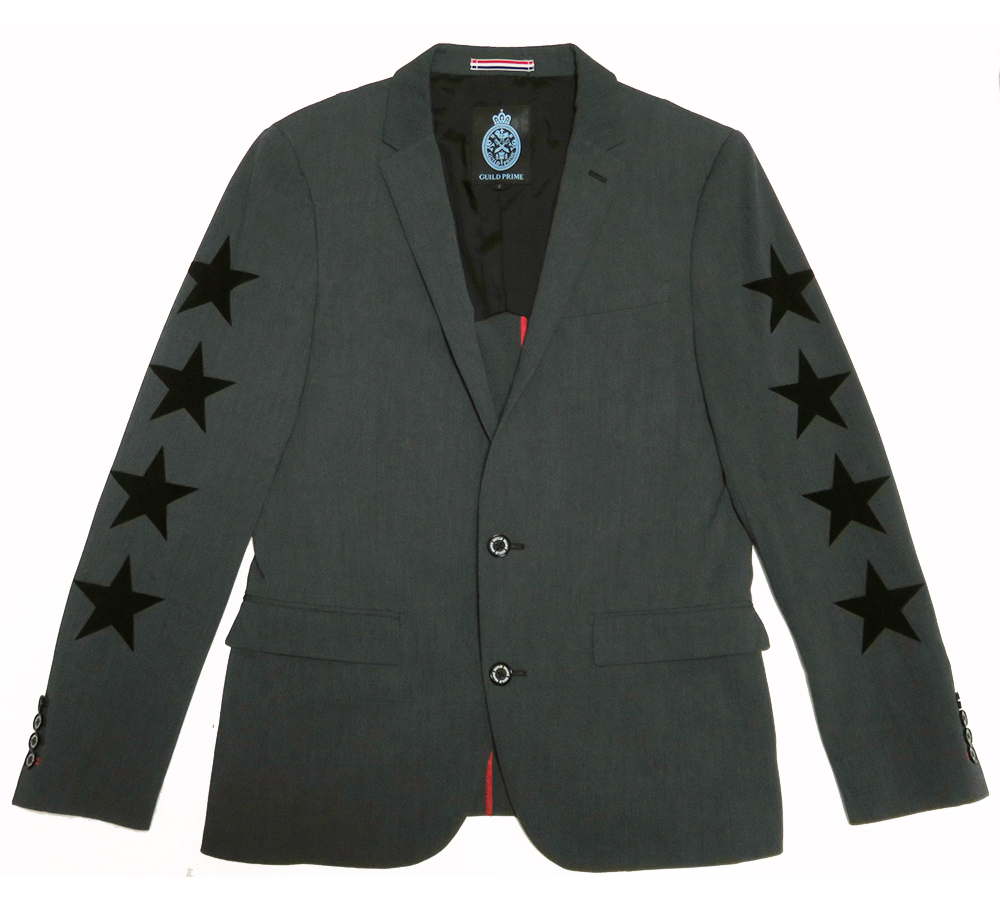 GUILD PRIME アームスター テーラードジャケット 2 美品 星 ギルドプライム拍卖
