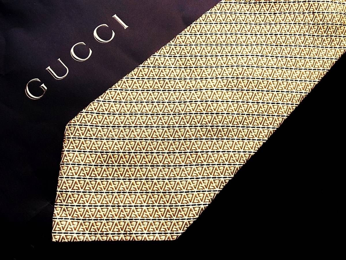 *:.*:【新品N】2213 グッチ【GUCCI】【総ロゴ】ネクタイ拍卖