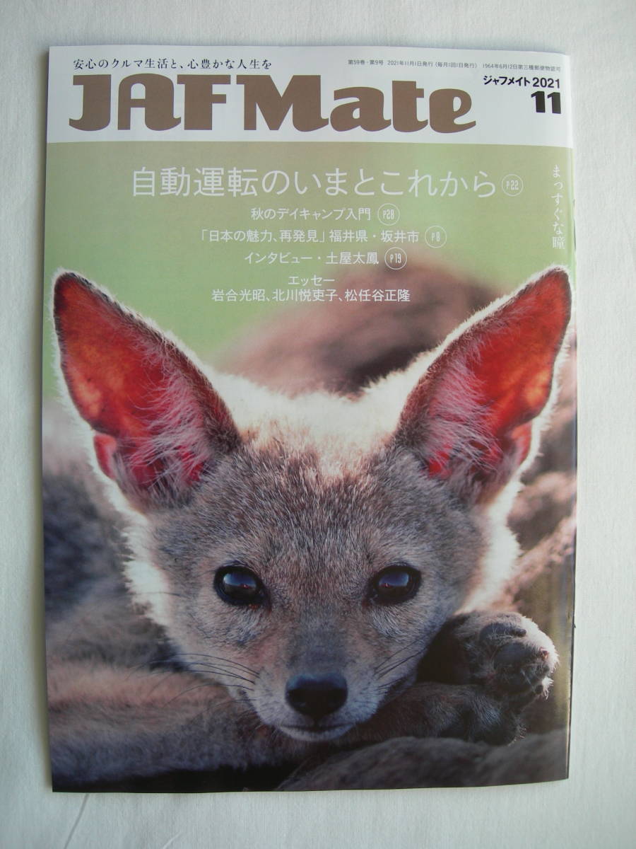 JAF Mate 2021.11 インタビュー・土屋太鳳 新品拍卖