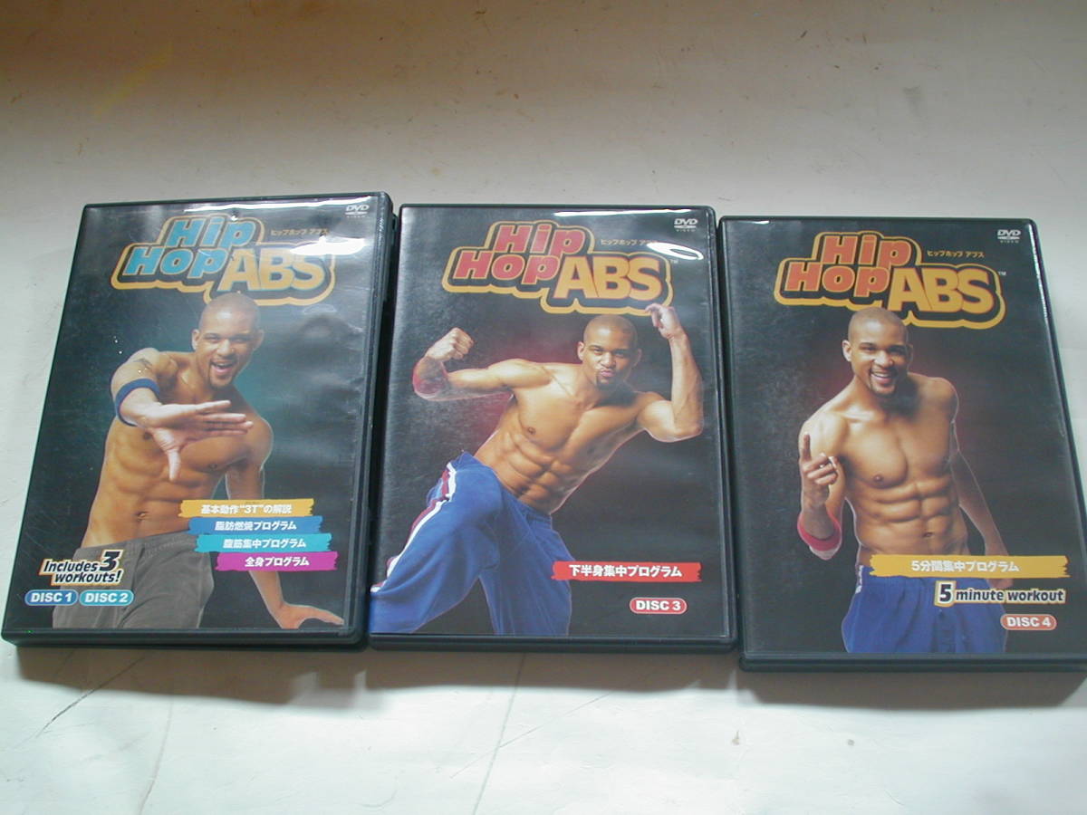HioHopABS ヒップホップアブス Disc1~4 説明書なし日本字幕 k782拍卖