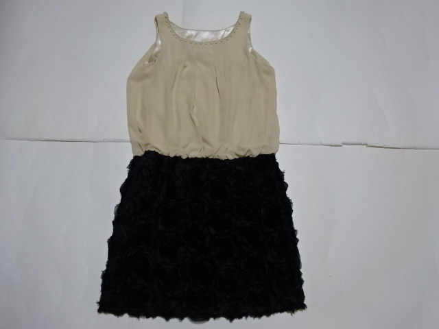 ●OFUON オフオン ワンピース 38 裏地付き フォーマル●1004●拍卖