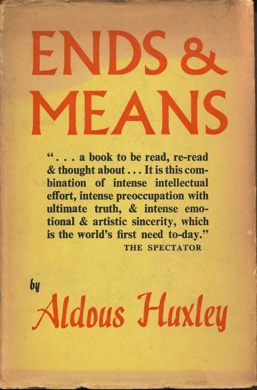 ALDOUS HUXLEY(オルダス・ハクスリー) 『Ends & Means(目的と手段)』 Chatto & Windus拍卖