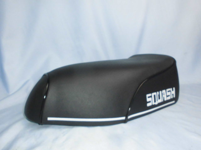 ■スカッシュ ホワイトロゴ&ライン入り 純正張替え シート ピンスカ スカピン SQUASH AB11拍卖