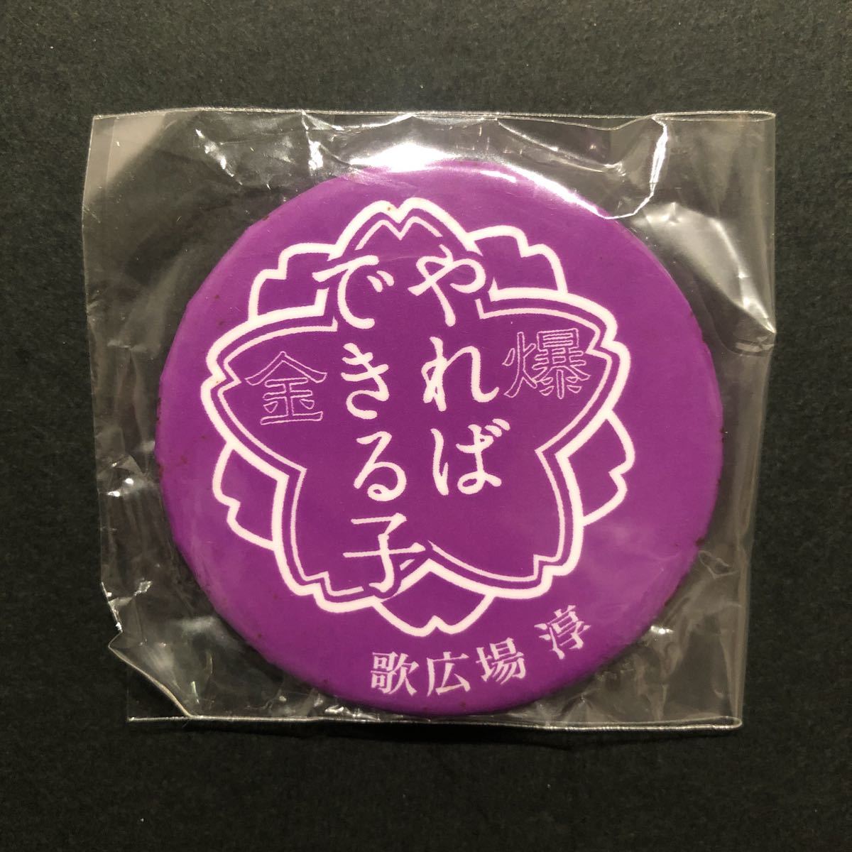 新品☆2011年 やればできる子 缶バッジ 歌広場淳①【ゴールデンボンバー. グッズ 文字 ガチャ 有】拍卖