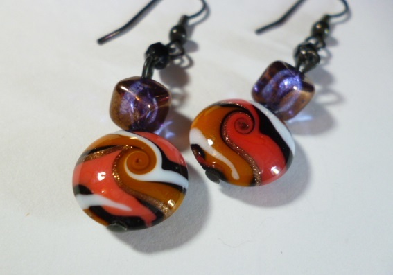 β Venetian glass ベネチアングラス ピアス β ベネチアンガラス ヴェネチアン ベネチアン拍卖