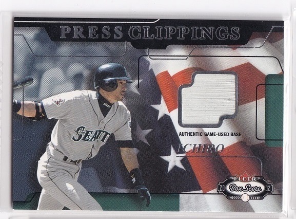 【ベースカード】2002 FLEER Box Score PRESS CLIPPINGS ICHIRO イチロー拍卖