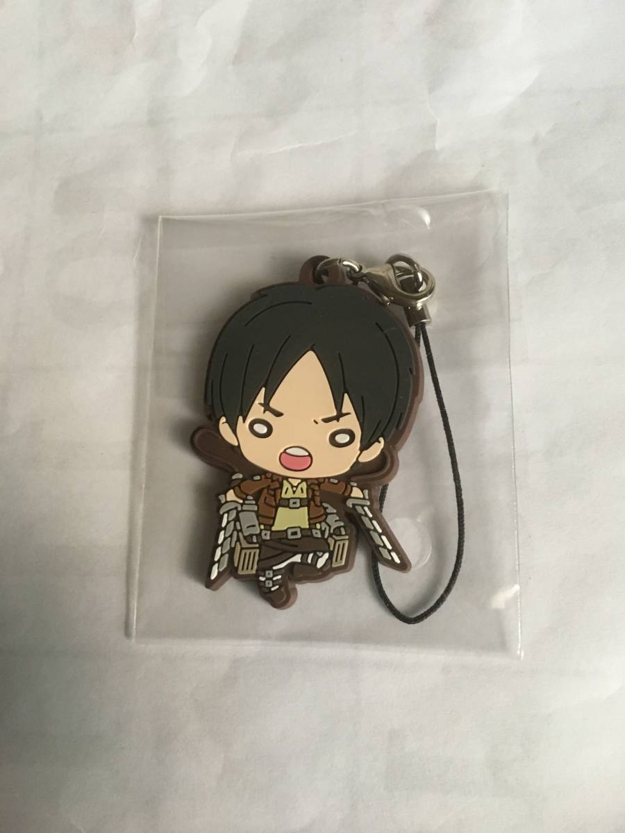 進撃の巨人 ラバーマスコット にとたん エレン 5個あり拍卖