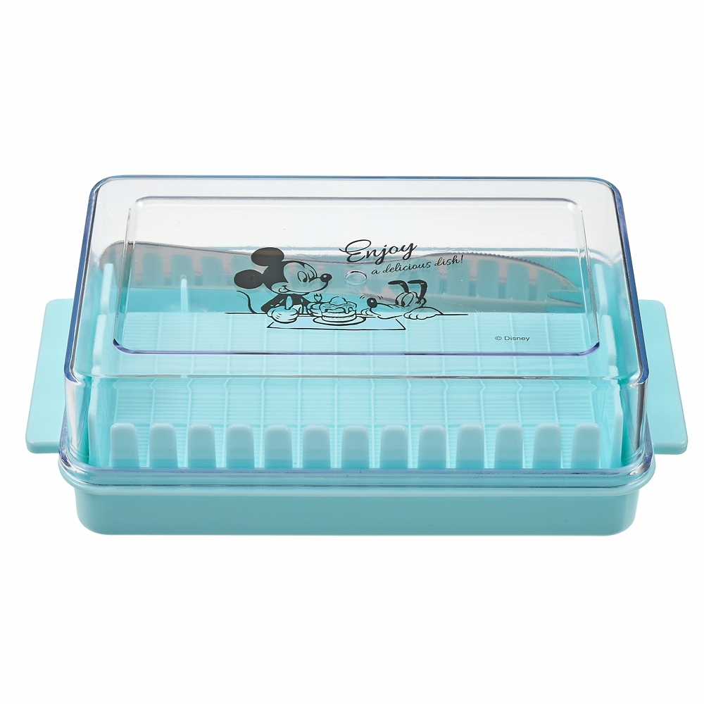 ミッキー&プルート バターケース バターナイフ付き Pastel Everyday Kitchen 売切れ品 ディズニー 定価以下拍卖