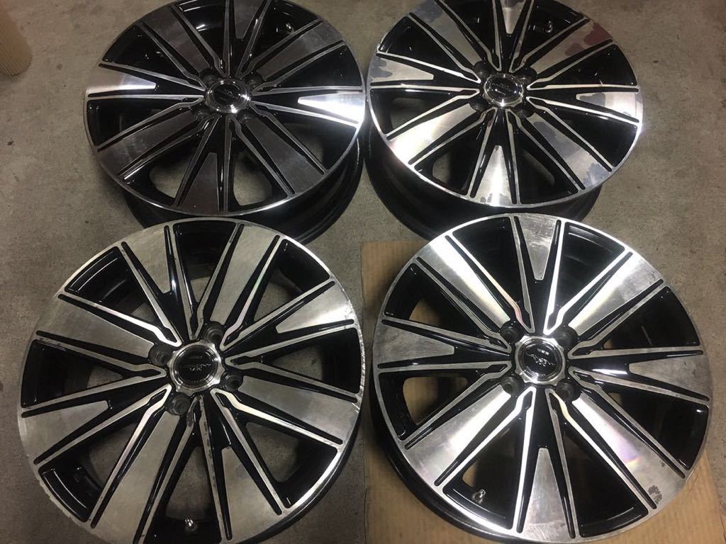 ★16インチ PCD100 軽サイズ BADX 632 ロクサーニ 4本 5.5J+48拍卖