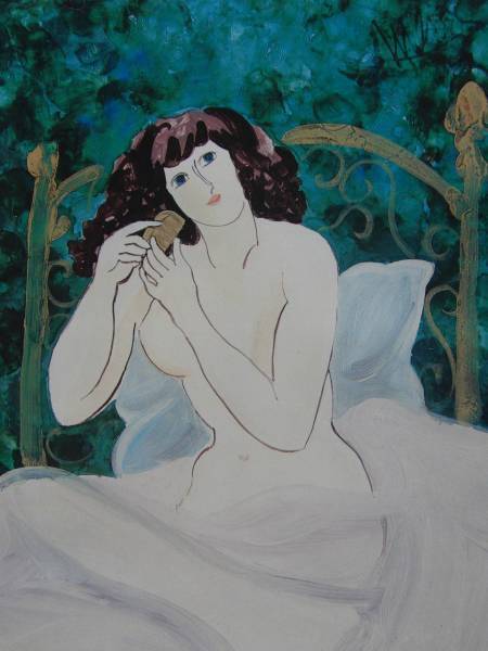 東 弘孝、めざめ、希少画集画、新品額装付 送料無料、ami5拍卖