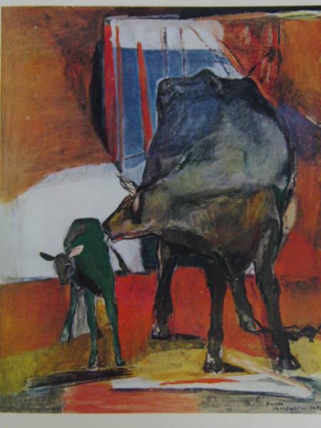 山口薫、花子誕生、額装用画集の一部、希少、新品額付 送料無料、ami5拍卖