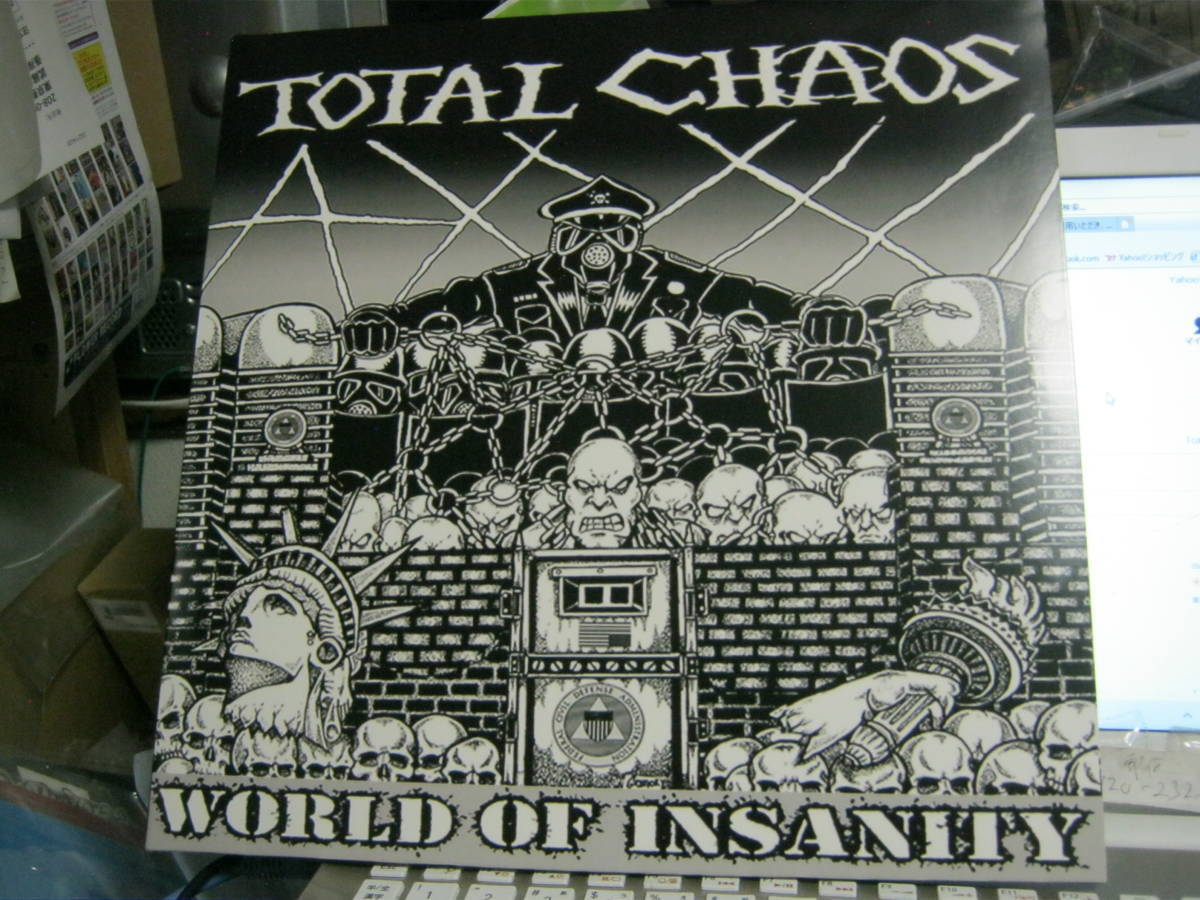 TOTAL CHAOS トータルカオス / WORLD OF INSANITY U.S.LP Bad Religion Nofx Rancid Offspring Pennywise Down By Law Rkl拍卖
