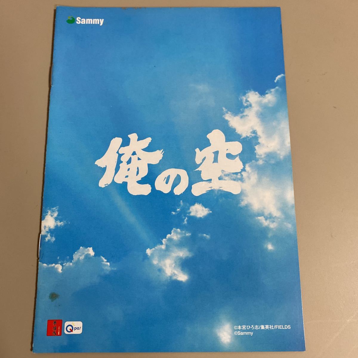 パチンコ小冊子 俺の空拍卖