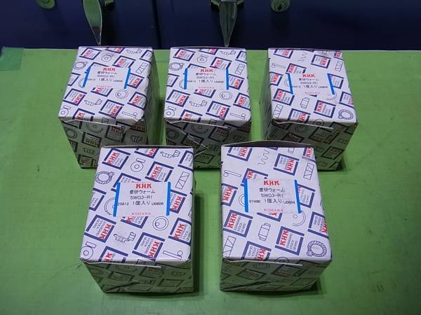 ■■【即決】KHK 歯研ウォーム 5個セット SWG3-R1 小原歯車工業 未使用・在庫品!拍卖