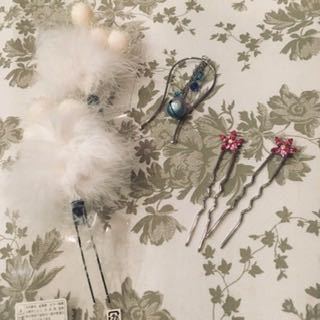 女の子 七五三 卒業式 髪飾り 和洋装 小物セット拍卖