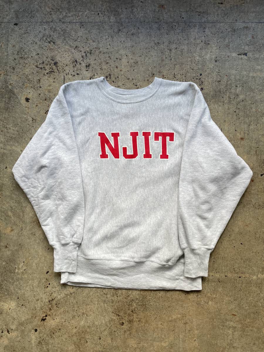 希少!美品!USA製!80s 90s CHAMPION NJIT リバースウィーブ パーカー フーディー カレッジ チャンピオン スウェットパーカー(L)153拍卖