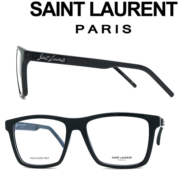 SAINT LAURENT PARIS メガネフレーム ブランド サンローランパリ ブラック メガネフレーム 眼鏡 SL-337-001拍卖