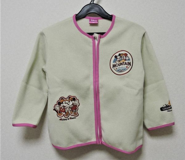 ☆【サンプル品】Disney 裏起毛ジップアップジャケット 120拍卖