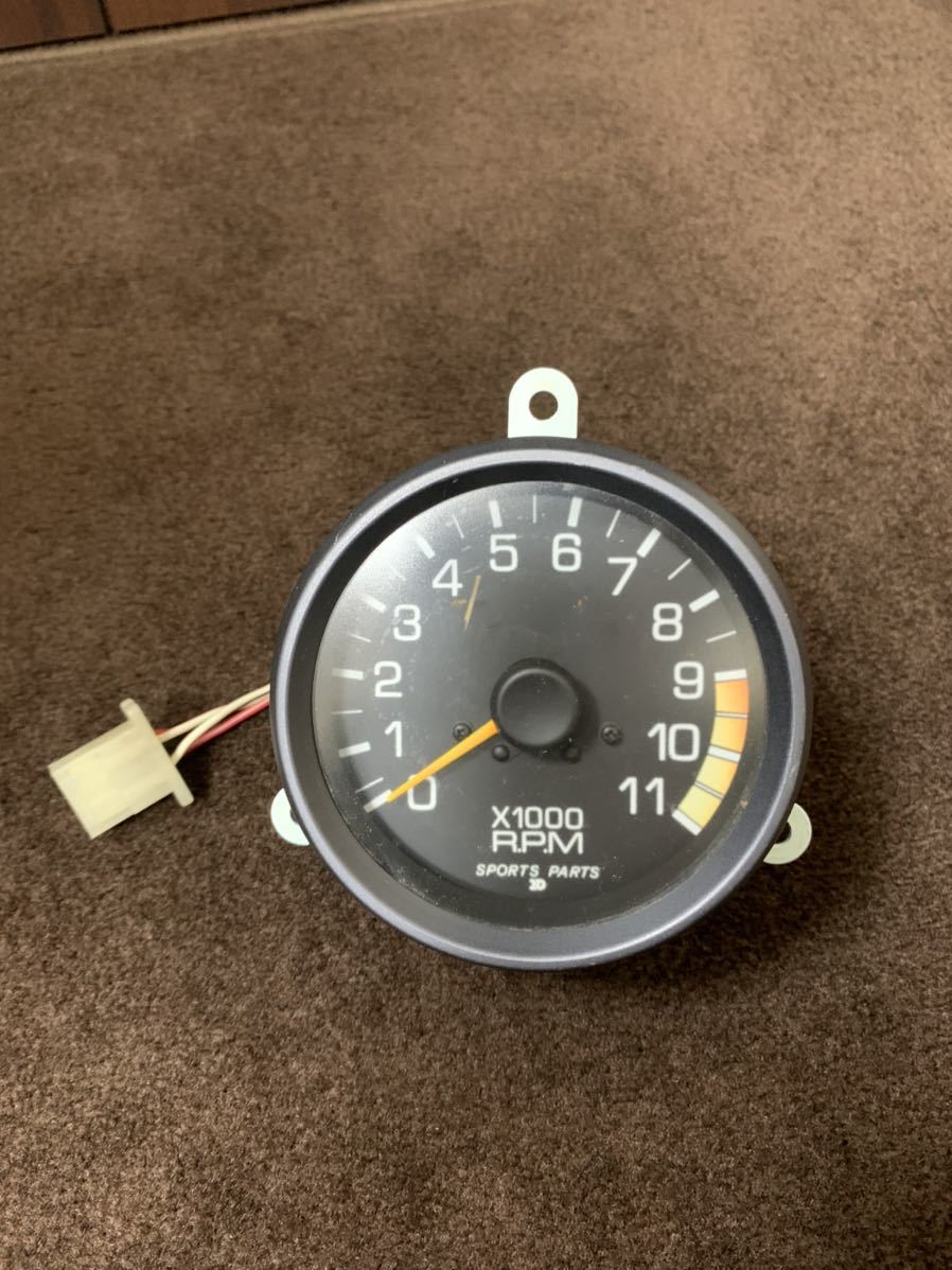 正規品 当時物 本物 TRD スポーツパーツ デンソー 大型 タコメーター 11000回転 RPM AE86 レビン トレノ レース 希少 レア 廃番拍卖