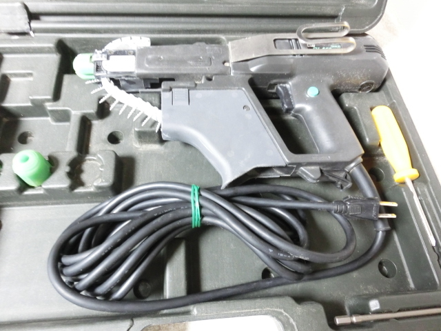 マックス MAX ねじ締め機 連ねじ機 FH-460 電源コード5M ドライバー ケース付 連続作業援助工具 実働使用品拍卖