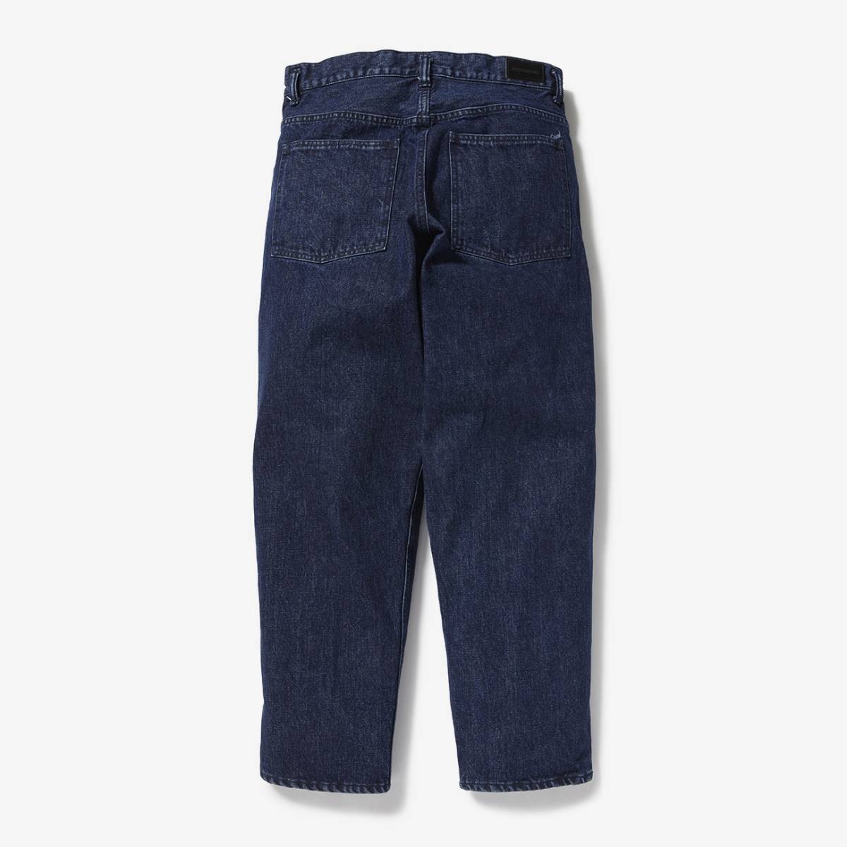 希少★新品本物【3番】★EU BAGGY JEANS イーユーバギージーンズ 14oz 革パッチ 正規店購入 ディセンダント 限定 入手困難 DESCENDANT 21AW拍卖