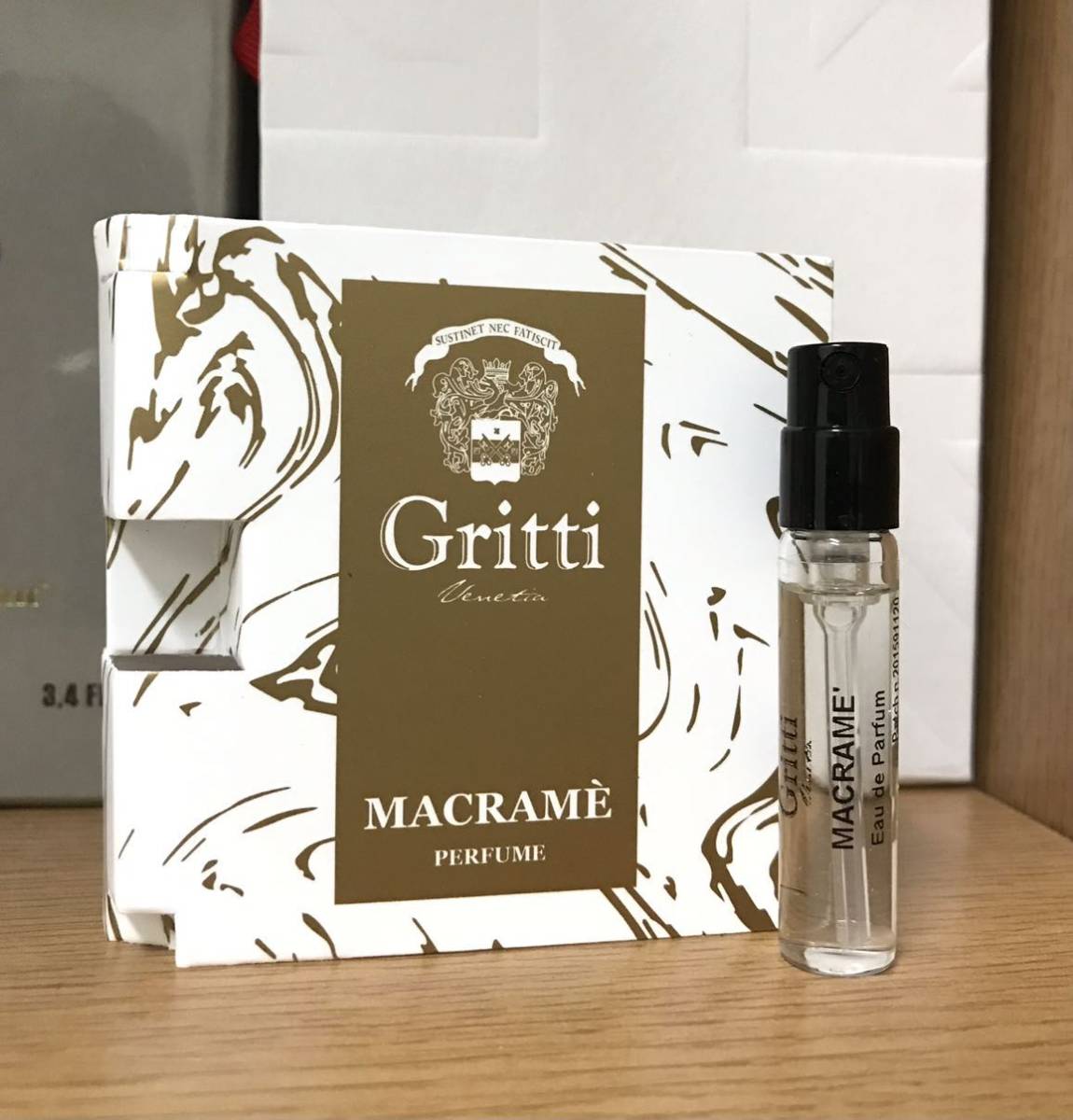 《送料無料》 グリッティ マクラメ オードパルファム 2ml サンプル ※未使用※ Gritti MACRAME EDP拍卖
