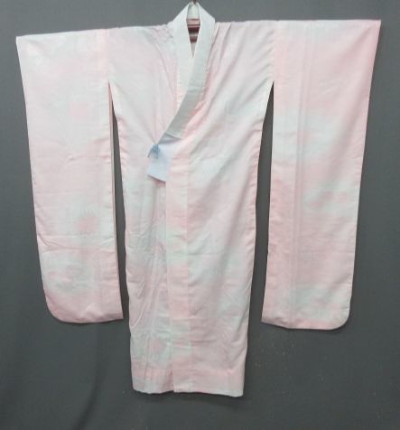 【政】30078 振袖用 長襦袢 化繊 縮緬 着物 打掛 振袖 拍卖