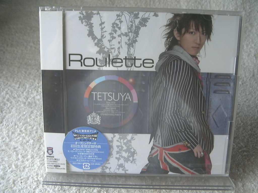 ★未開封★ TETSUYA 【Roulette】 初回盤:CD+DVD拍卖