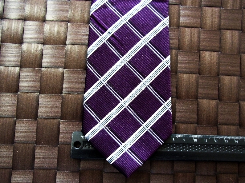 【特選】1747美品 【人気の細ナロータイ】シンプルフレーズ(オリヒカ)「SIMPLE PHRASE CRAVAT」ネクタイ拍卖