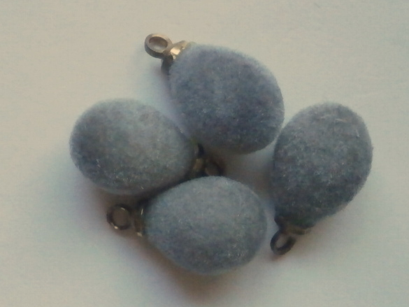 フロッキー チャーム★11×9★グレー系拍卖