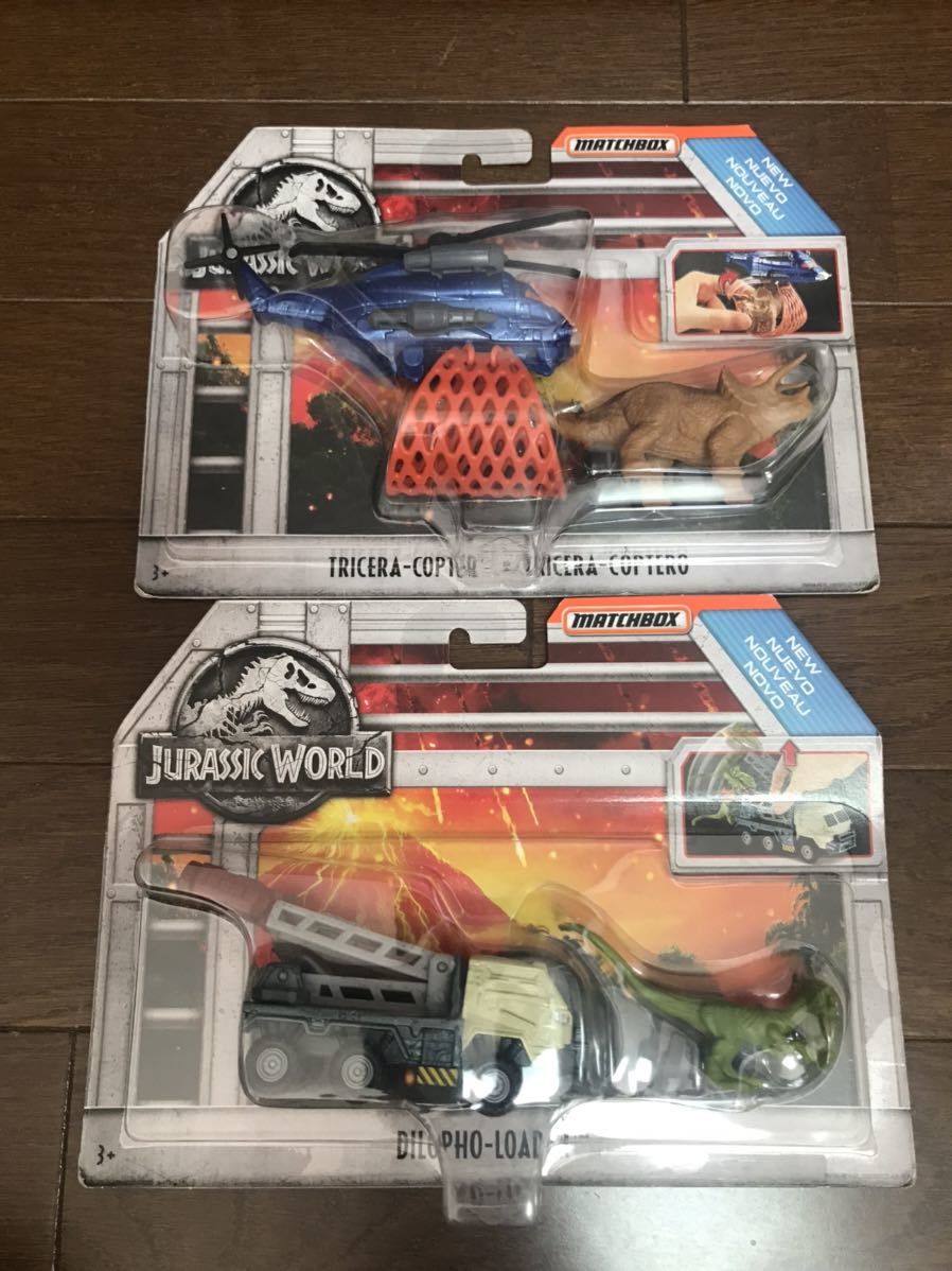 Jurassic world mattel MATCHBOX ミニカー マテル park ジュラシック ワールド ダイナソー 恐竜 マッチボックス 映画 トランスポーターズ拍卖