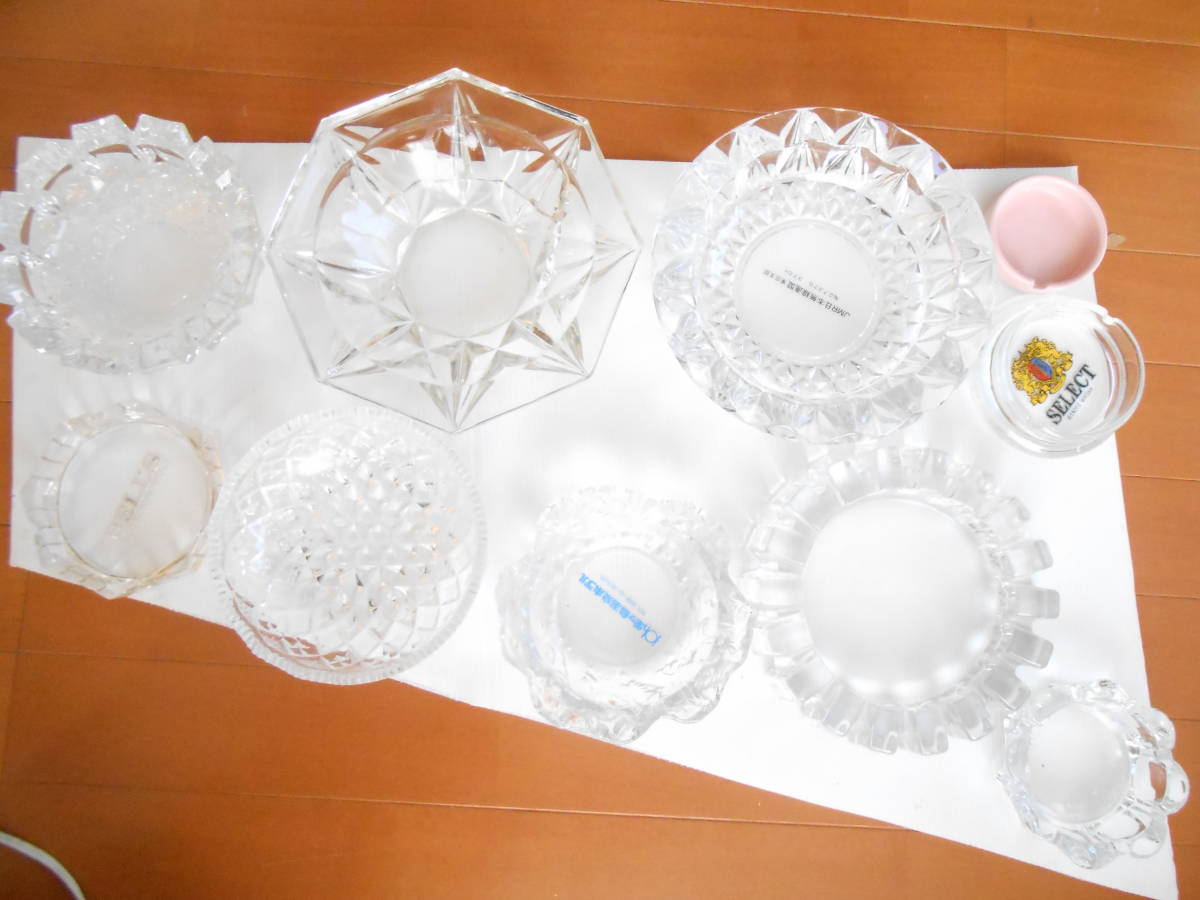 灰皿/10点まとめて ガラス製拍卖