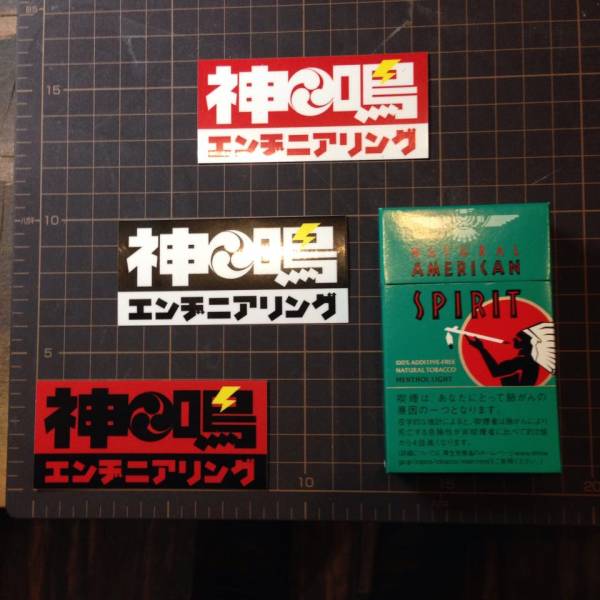 神鳴エンヂニアリング ステッカー各種!旧車 マッハ カフェ ハーレー Z1 Z2 CB400 CB750 GS400 GT380 GT750 750SS 500SS 400SS 350SS拍卖
