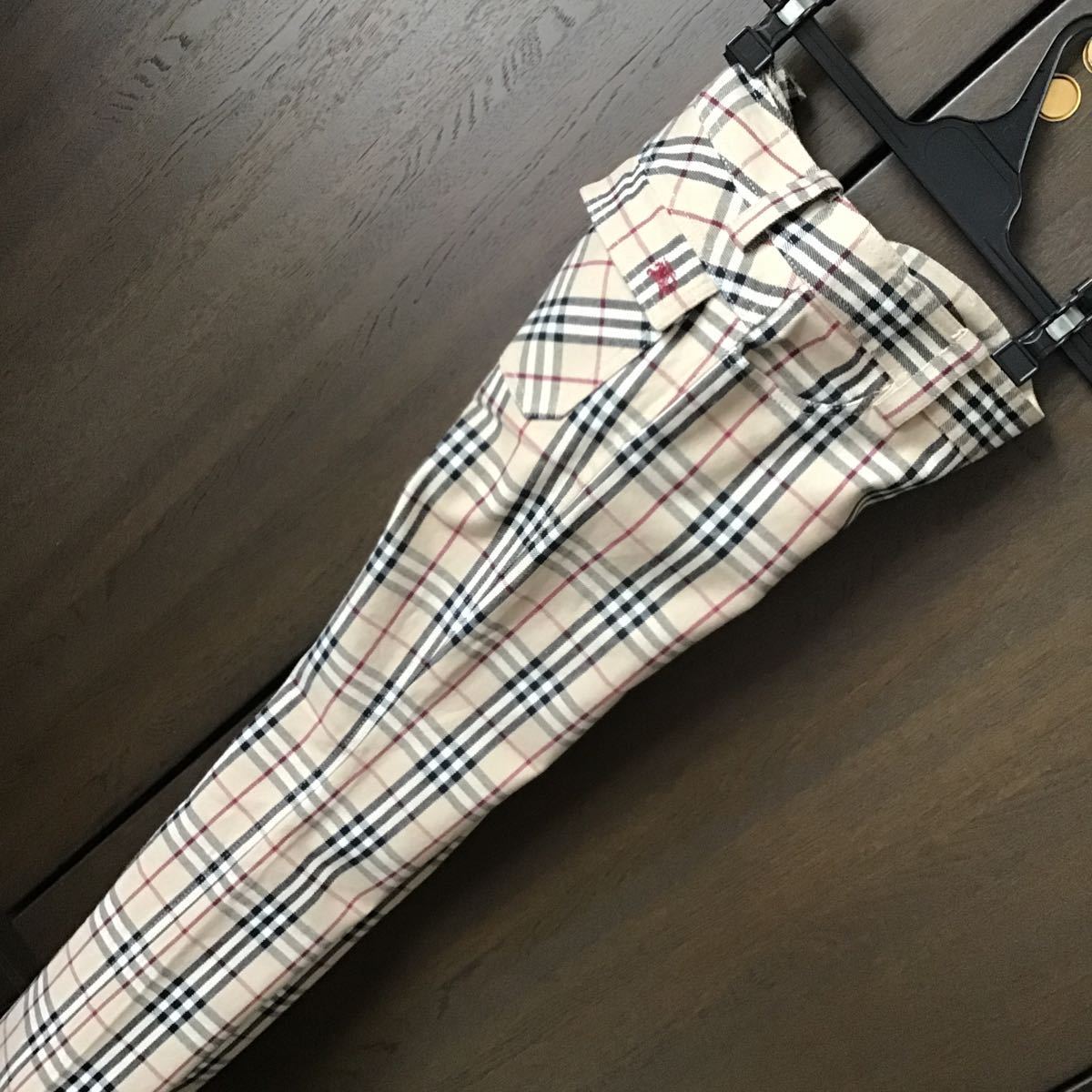 バーバリー♪ノバチェック♪ブルーレーベル♪洗濯済♪7号程度♪定形外♪レターパック拍卖