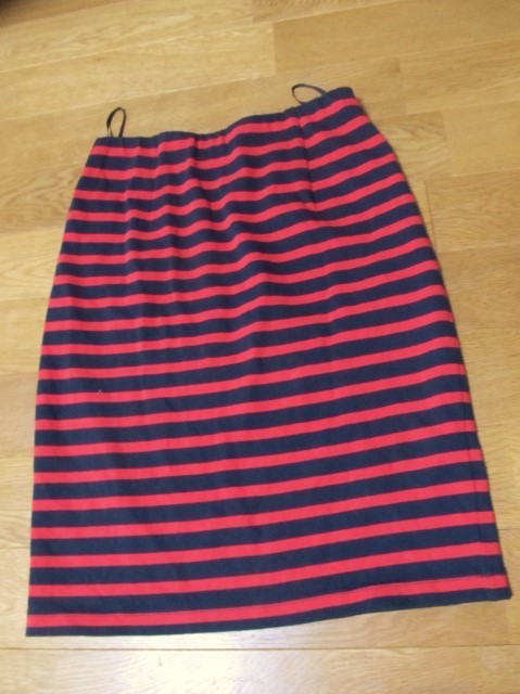 ウフドゥ oeuf doux ボーダースカート 2 M拍卖