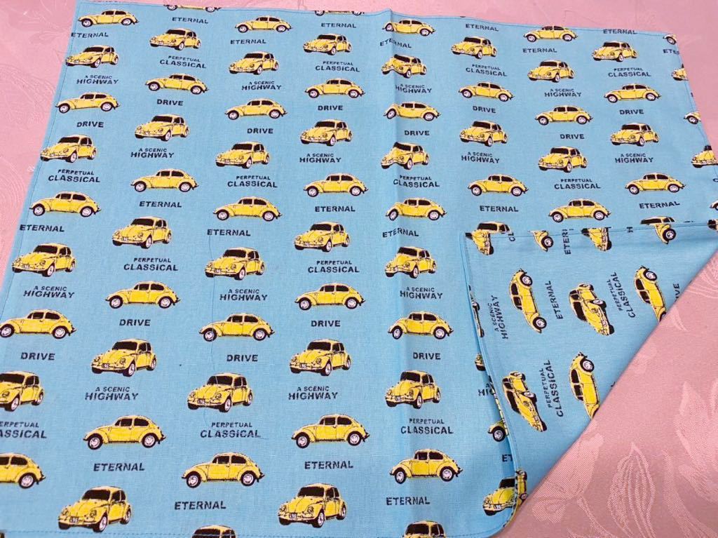 No.207 裏付ランチョンマット ハンドメイド 35x45 クラッシックカー拍卖