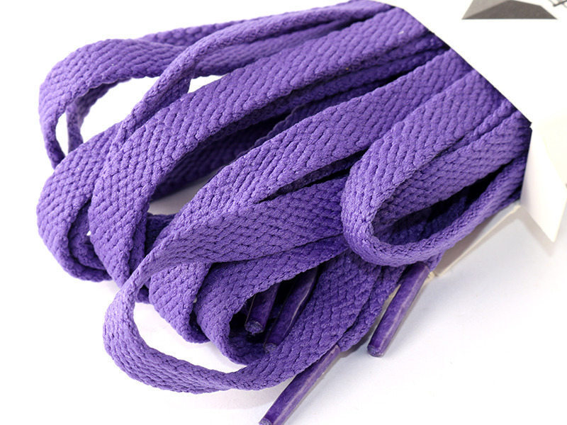 スニーカー スポーツシューズ系 平紐タイプ 靴紐 シューレース 靴ひも 180CM#パープル拍卖