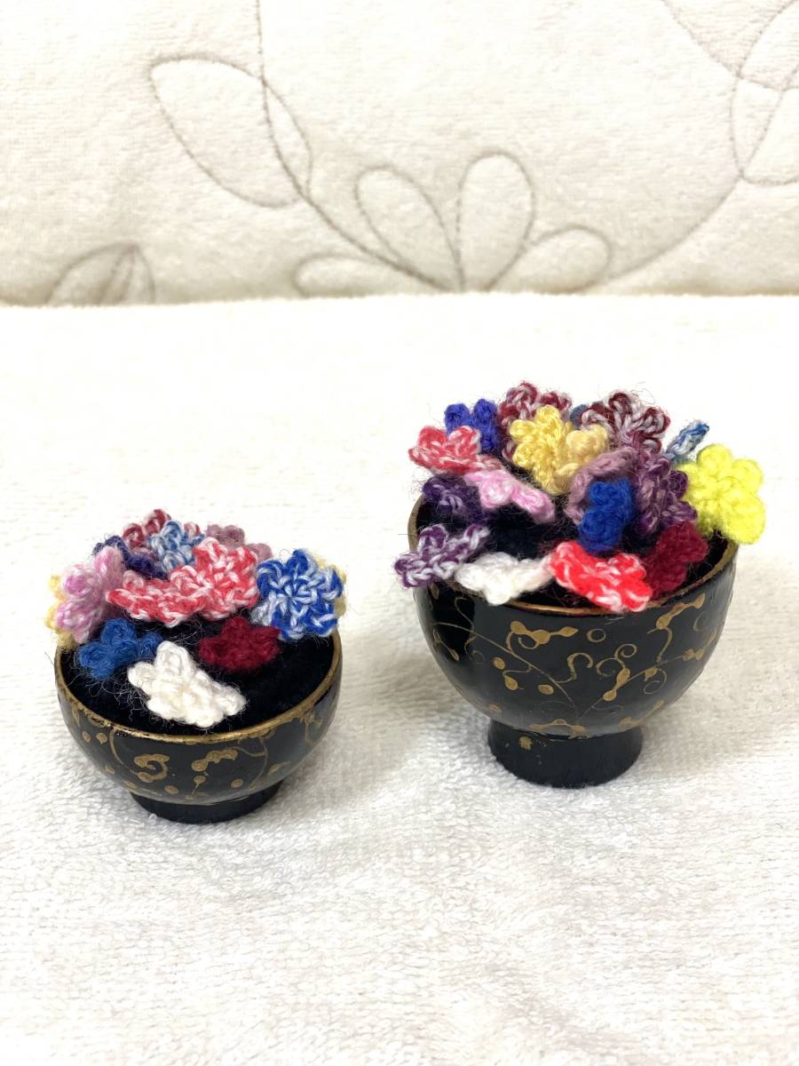 編みぐるみ あみぐるみ ハンドメイド小花 可愛い置物 その2拍卖