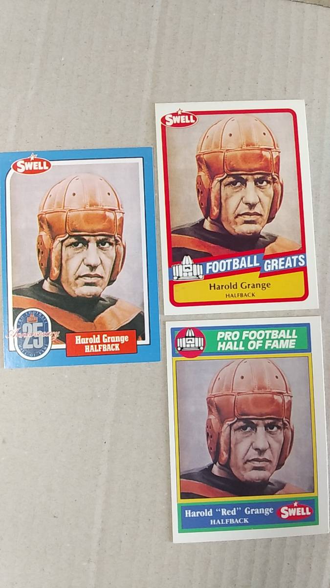 NFLカード HAROLD“RED”GRANGE / SWELL 88,89,90 ベアーズ他 RB拍卖