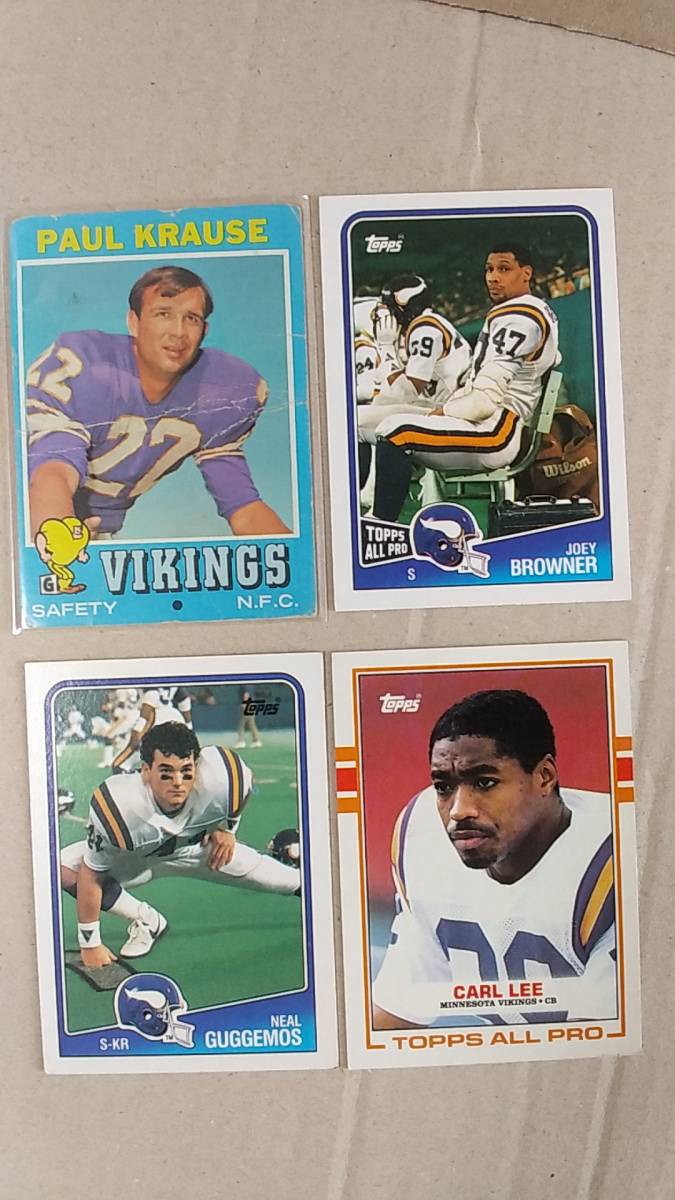 NFLカード MINNESOTA VIKINGS / DB 色々13種 Www TOPPS系 バイキングス拍卖