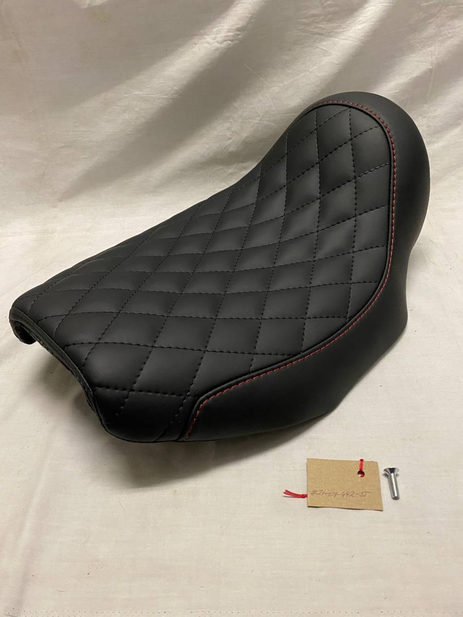 BT Choppers製 本革 シート ミルウォーキーエイト ソフテイル 18年式以降のモデルに適合します ストレッチタンク専用 タイヤ幅180~200用拍卖