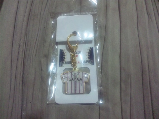 【ヤW-新品】山田哲人 侍ジャパン ユニフォーム型キーホルダー ヤクルトスワローズ拍卖