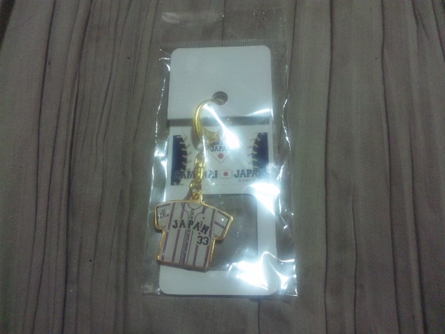 【ヤW-新品】山川穂高 侍ジャパン ユニフォーム型キーホルダー 西武ライオンズ拍卖