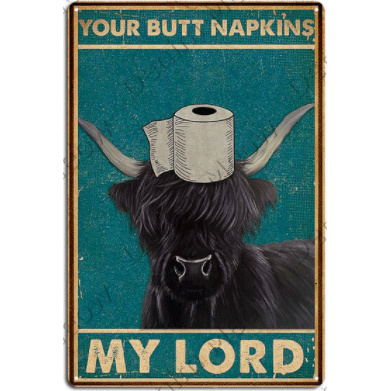 A599 メタル サイン ブリキ 看板 金属 プレート 店 トイレ 男 女 トイレット ペーパー 補充 ペット 動物 ヤギ やぎ 【L】拍卖