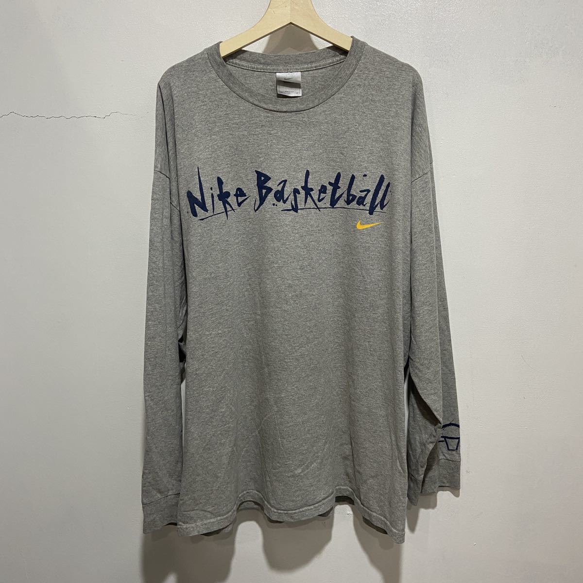 送料無料☆ NIKE☆ナイキ☆90s☆ナイキバスケットボール☆ロンT☆USA製☆XXL☆拍卖