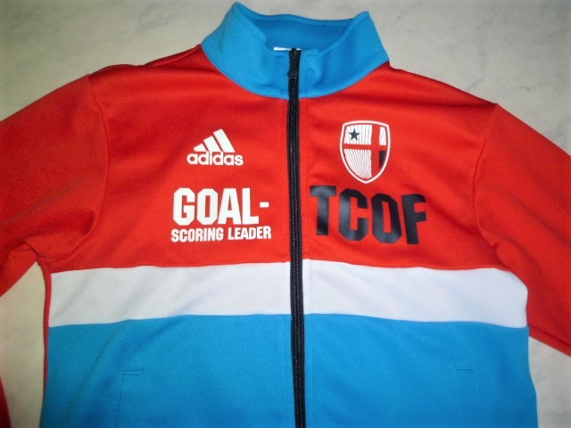 adidas CLIMALITE サラサラ素材 格好良い目立つジャケット 140~150拍卖